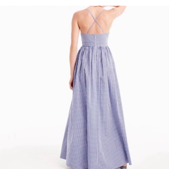 JCrew floor length gingham dress - Picture 3 of 13